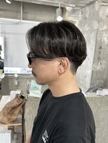 ラック(LUCK)&nbsp;グレージュハイライト/ハンサムショート/メンズハイライト/船橋