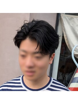 ボイスバーバー 高野店(VOICE BARBER) 韓流 リバースアップバング