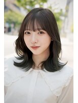 クム(kumu)&nbsp;【kumu】 艶カラー/顔周りカット/栄/名古屋/20代/30代