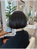 内巻きボブ