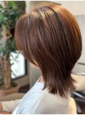 外ハネミディアムウルフレイヤー,外ハネボブ,ウルフ