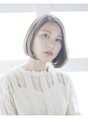 ワンレンボブ/ボブ/オリーブアッシュ/オリーブベージュ[横浜]