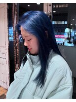 ボコカ(bococa) 【Vicky指名】ブルー ブリーチ 寒色 向ヶ丘遊園