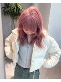 【KASUMI天神美容室】ハイトーン×海外レイヤー×ホワイトピンク