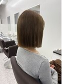 切りっぱなしボブ