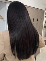 ユーフォリア 新宿店(Euphoria) ダークチェリーカラー/Aujuaトリートメント/髪質改善カラー