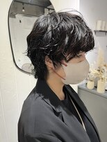 イマ 名駅店(ima)&nbsp;伸ばしかけショートウルフ×パーマ.