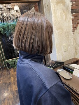 ヘアー クリエイト カルバリ(HAIR CREATE Calbari) 極細ハイライトボブ