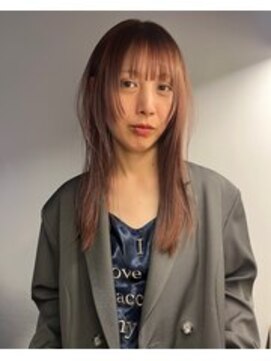 ロティー(loty) セミロング 顔周り レイヤーカット ブラウン 20代30代