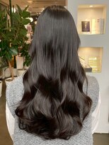 ディフィーノ 青山(DIFINO)&nbsp;【DIFINO　青山】韓国風/ロングウェーブ/透明感ダークグレージュ