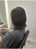 くびれボブ×オリーブグレージュ