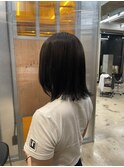 顔周りレイヤー×外ハネボブ