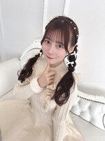 小浜菜摘ちゃん 編みおろしツインしました♪