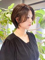 ノエ トトン(noe tton)&nbsp;くびれヘア/アプリコットオレンジ/ハイライトカラー/名駅a40