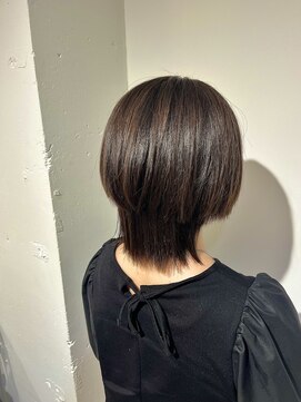 ヘアーポケット 恵比寿(hair pocket) 艶感マッシュウルフ/髪質改善/艶カラー/小顔カット/30代/40代