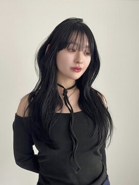 ヨーク(YOKE) ロングレイヤーフェイスレイヤーくびれヘア韓国ヘア