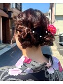 ヘアセット、着付け