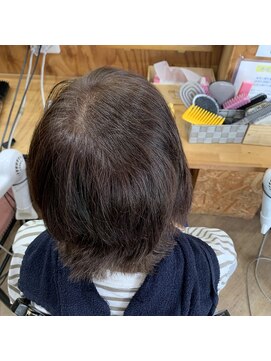 カラー専門店 色染堂 福浜西町店 ミディアムヘアのカラー