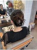 お呼ばれヘア タイト カチモリ[TiTi_福田りの]