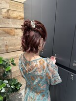 ベイショア(Bay Shore NY)&nbsp;【ボブアレンジ/ハーフアップ/参列ヘア】