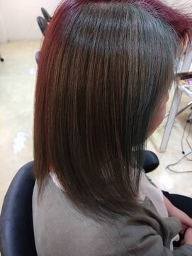 ツートーンカラー★赤and緑★