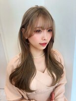 モナ 髪質改善(MONA)&nbsp;【MONA】ヨシンモリ/韓国風/くびれヘア/透明感カラー