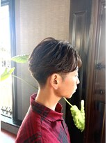 ギルマ(Girma)&nbsp;フェザーパーマ×センターパート