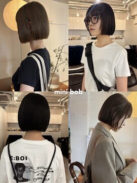 ライン(LINE) ボブ/ミニボブ/切りっぱなしボブ