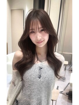 ロール 博多(Role) レイヤーカット ブラウンカラー　透明感カラー