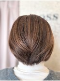 明るい白髪染め／ひし形/50代60代/ミセスヘア