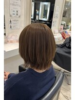 ラシュープリーム(La SUPREME)&nbsp;ブリーチなしミルクティー×レイヤーボブ