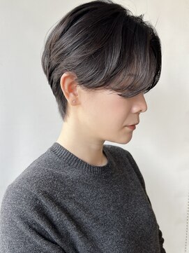 モリオフロムロンドン 原宿本店(morio from London) 【morio原宿】黒髪ハンサムショート