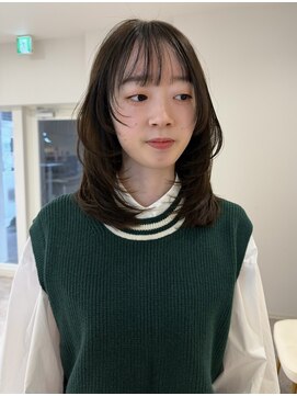 アイランド(I’sland) レイヤーたっぷりミディアム×とろけるブラウン☆