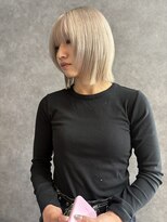 ノイ 水戸店(NEU)&nbsp;53. ブリーチ/ダブルカラー/ボブ/前髪/ショートカット