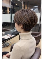 リセンテ 井上アイシティ21 山形村店&nbsp;ショート×ハイライト×髪質改善トリートメント