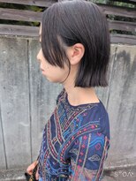 テントヘアー(tent hair) ウルフボブ/切りっぱなし/ワンレン/顔周りカット/ハッシュカット