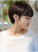 大人可愛いマッシュショートボブウルフカット◎30代40代50代