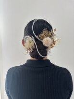ヘア ヴァーゴ(Hair vago)&nbsp;成人式/ヘアアレンジ/タイトシニヨン