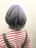 ラフ 原宿(L.a.a.g.f harajuku)&nbsp;ラベンダーグレージュ 毛先カラー　グラデーションカラー@原宿