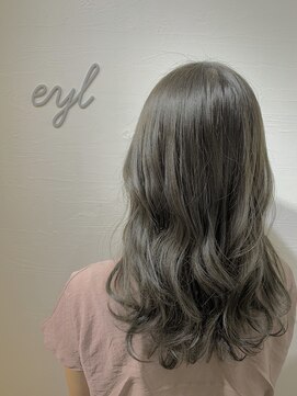 エイル 西梅田(eyl) ゆるふわMIXセミディ × ダントツ人気オリーブベージュ