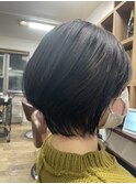 ハイライトグレージュ/くびれショート/大人ショートボブ