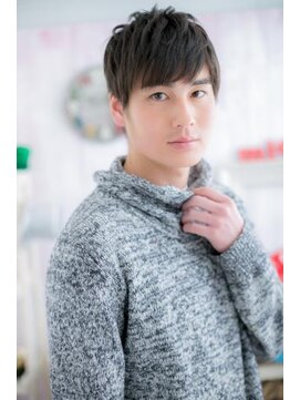 ミック ヘアアンドメイク アップ 駒込店(miq Hair&Make up) テッパン!サイドグラデーション黒髪束感ショート