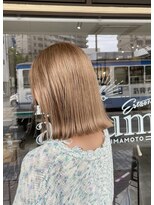 ザ アトリウム ヘア デザイン(the atrium hair design)&nbsp;ベージュ×ボブ