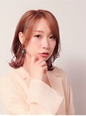 大人カジュアルボブ☆20代30代40代☆小顔外ハネミディアム