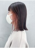 インナーカラーオレンジ_フェミニンロング_ba328821