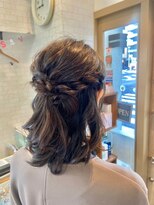 サロンドアンアリー(Salon de an Ally) [Salon de an Ally/六町]ハーフアップ ヘアセット