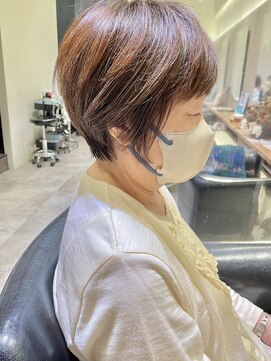 シェル 国分寺(shell) グレージュカラー/ボブウルフ/黒髪/ココアベージュ