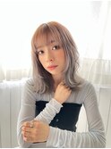 髪質改善/透け感グレージュ/白髪ぼかしカラー/ハイライト/