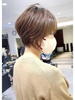 バンプ ギンザ(BUMP GINZA)&nbsp;〈30.40.50代〉ひし形ショートボブ×透明感カラー【ERIKA】