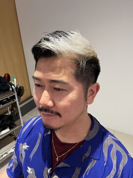 ココペリヘアー メンズショート×ブリーチデザイン